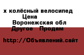 3-х колёсный велосипед › Цена ­ 1 500 - Воронежская обл. Другое » Продам   